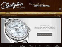 Tablet Screenshot of christophersfinejewelry.com